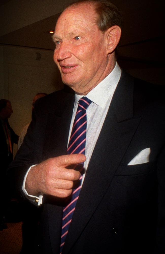 Media legend … former Channel 9 owner Kerry Packer in 2000.