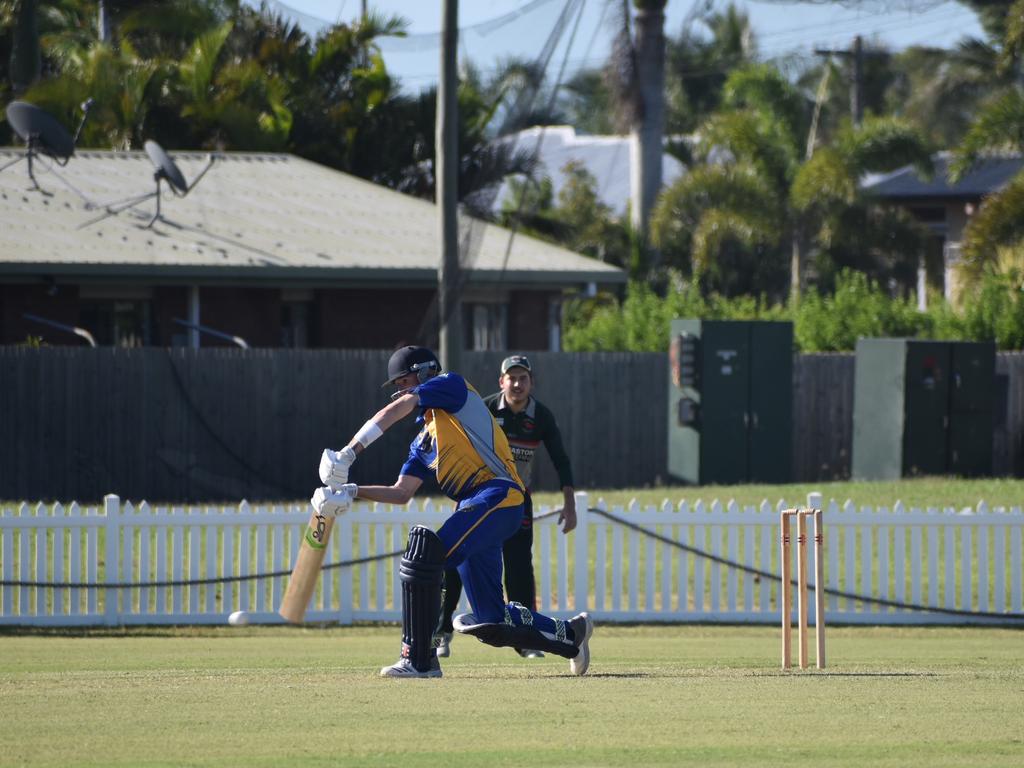 Dion Krisanski-Kennedy for Souths Sharks against Walkerston Cricket Club