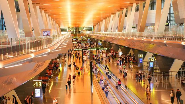 Doha Airport  has the capacity to process 58 million passengers a year.