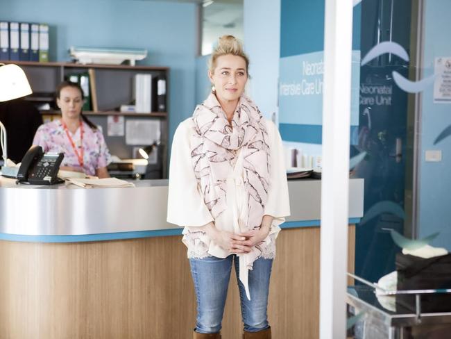 Asher Keddie says as she gets older she becomes more driven by the idea of working overseas. Channel Ten.