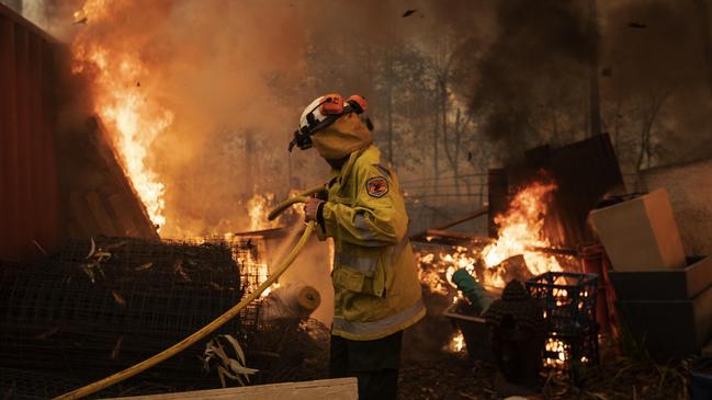 Climate change is expected to increase the severity and frequency of bushfires. Picture: Gary Ramage