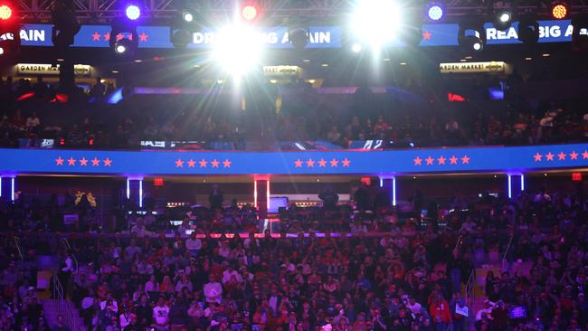 Thousands are attending Donald Trump’s rally at Madison Square Garden. Picture: Michael M. Santiago/Getty/AFP