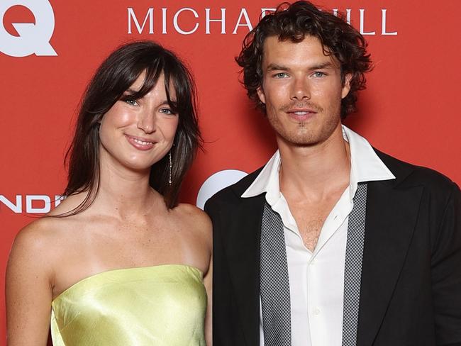 Sam Corlett with sister and fellow actor Emelia Corlett at the GQ Australia Men Of The Year Award. Picture: Brendon Thorne/Getty Images