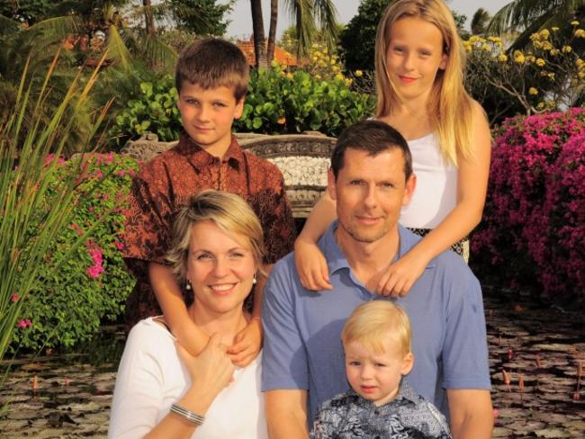 Tanya Plibersek is one of the few women in senior roles in Federal politics who juggle raising a young family with a hugely demanding job. Pictured with her husband Michael Coutts-Trotter and children Joe, 8, Anna, 12, and Louis, 3.