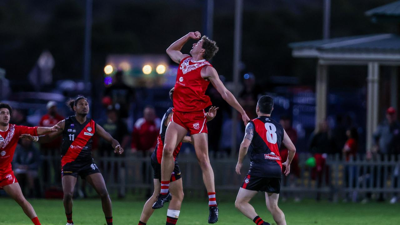 Federal's Daniel Gorry has had a big impact since returning to the CAFL outfit in 2024. Picture: Charlie Lowson / AFLNT Media