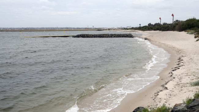 Foreshore Beach at Botany was named the dirtiest beach of any kind in NSW. Picture: Craig Wilson