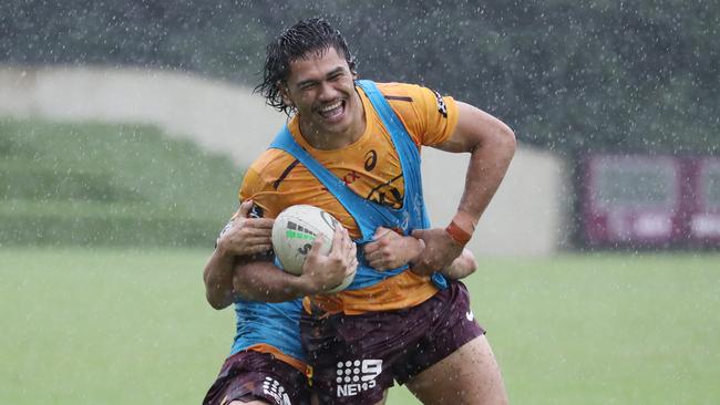 Brendan Piakura has impressed in the back row for feeder-club Norths Devils. Picture: Annette Dew