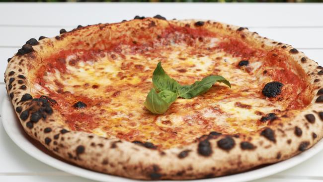 Pizza by Chef Giuseppe Fuzio. Picture: Justin Lloyd.