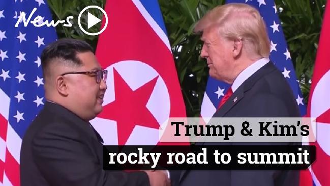 Trump & Kim's rocky road to summit