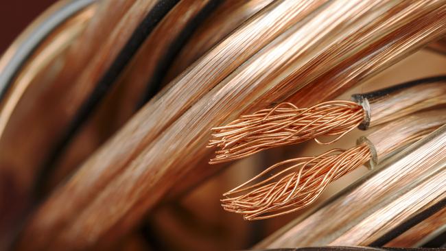 Copper is in short supply.