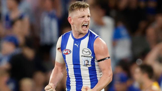 Jack Ziebell, who was North Melbourne’s captain between 2017 and 2022, has since been recruited to the coaching team for the Richmond Tigers. Picture: Michael Willson / AFL Photos via Getty Images