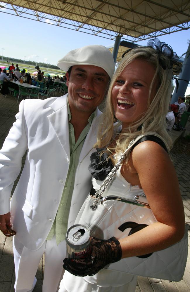 Mark Byers and Bianca Visintin in 2009. Picture: Barry Leddicoat