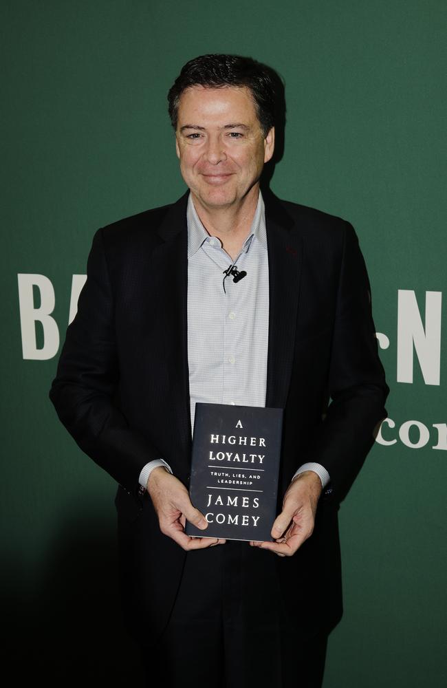 Former FBI director James Comey gave the interview with Sales while promoting his new book, <i>A Higher Loyalty</i>.