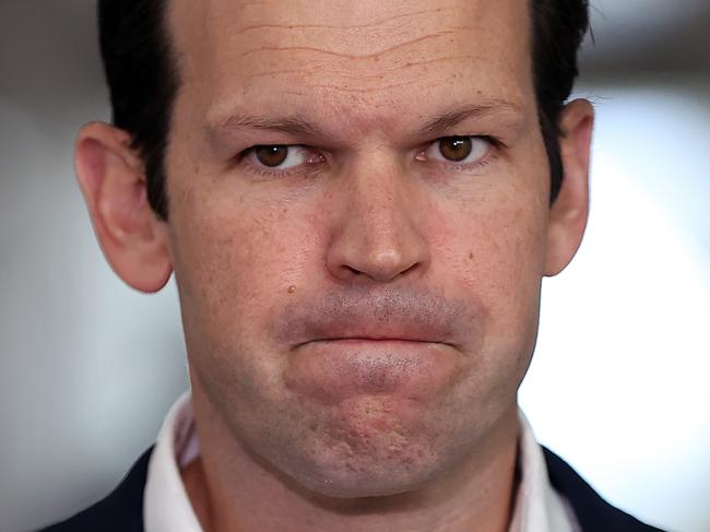 CANBERRA, AUSTRALIA - NewsWire Photos OCTOBER 19, 2021: Senator Matt Canavan spoke to media at Parliament House in Canberra.Picture: NCA NewsWire / Gary Ramage