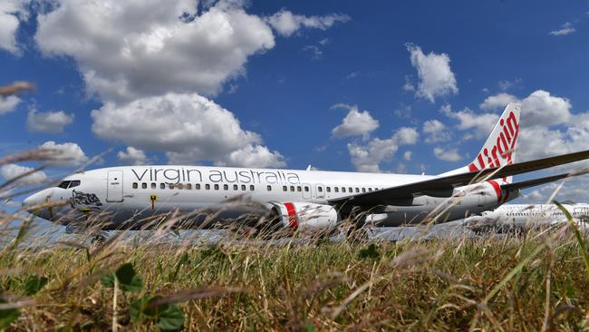 Virgin on Monday night formally decided to call in Deloitte as administrator to run the company. Picture: AAP