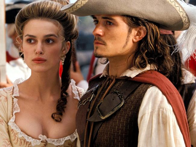 Keira Knightley rose to fame alongside Orlando Bloom in Pirates of the Caribbean: Curse of the Black Pearl.