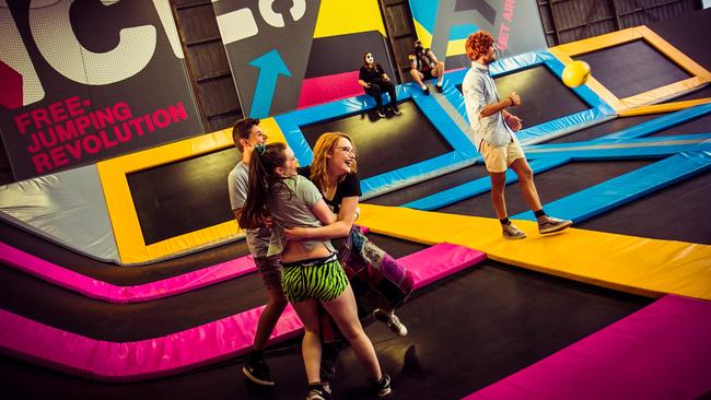 The business started with a pure focus on trampolining but has branched out over the past decade. Picture: Supplied