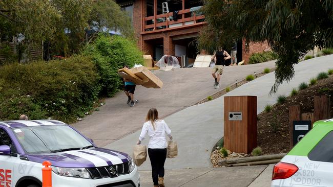 The series was filmed at Pete and Courtney’s Ferntree Gully home in November.