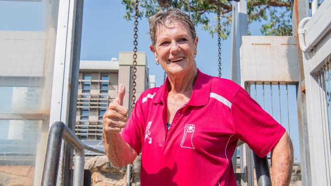 Breast cancer survivor Glenda Reid at the Crocosaurus Cove, Darwin. Picture: Pema Tamang Pakhrin