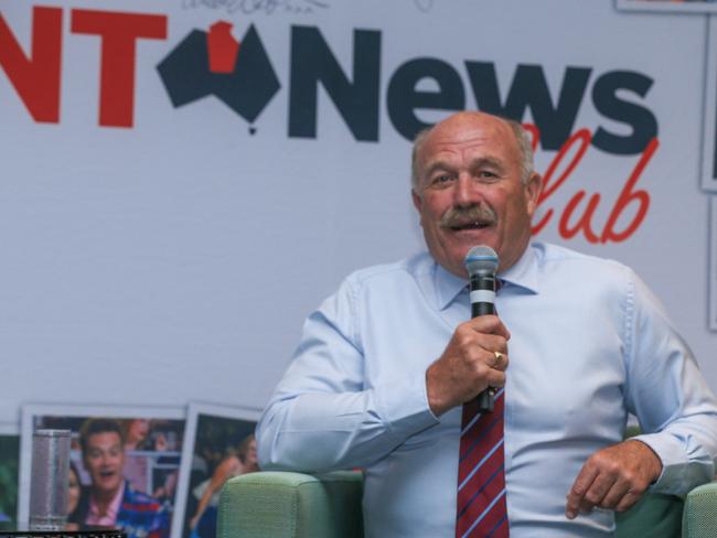 Wally Lewis shared his personal journey with epilepsy at the NT News Club in 2022. Picture: Glenn Campbell