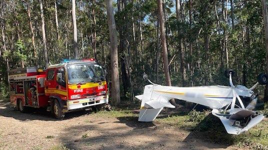 A plane crash into bushland east of Gympie on August 29.