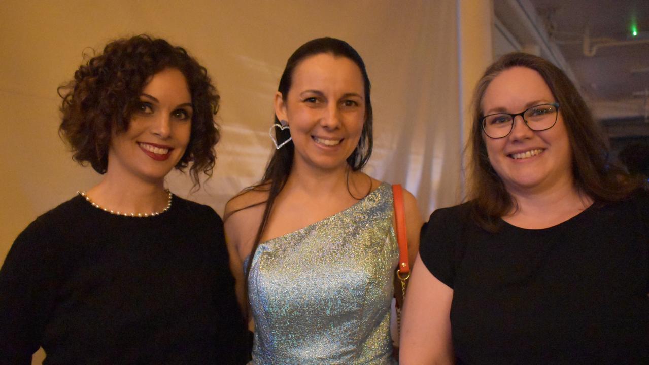 Tahnee Nash, Aisha Belling and Christina Shepperson at the Gympie Business Awards 2022.