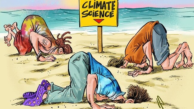 Extinction Rebellion activists are simply alarmists who ignore facts and favour scare campaigns. Artwork: Terry Pontikos