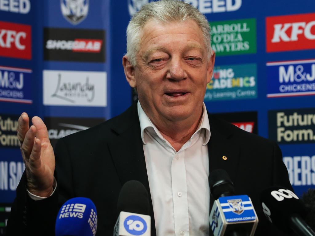 Canterbury GM of football Phil Gould has salary cap money to play with. Picture: NewsWire/Gaye Gerard