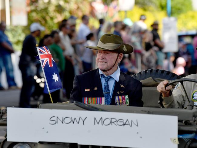 Anzac Day 2025. Strand parade in Townsville. Picture: Evan Morgan