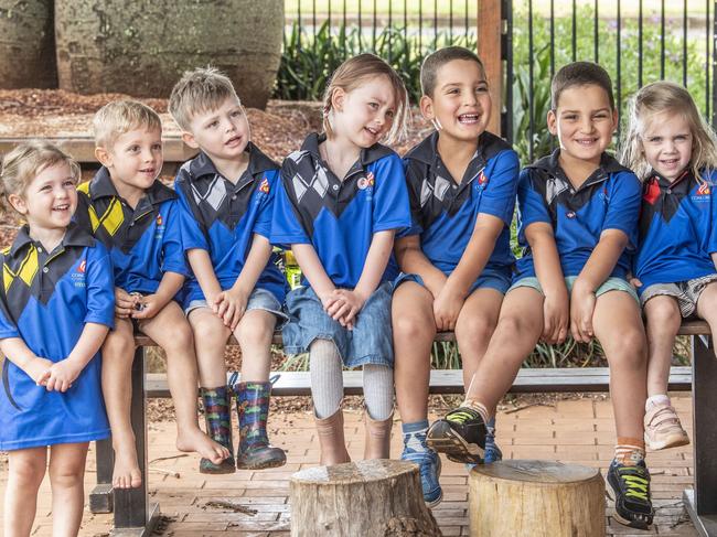 ‘Unusual, unique’: Four sets of twins start back at school