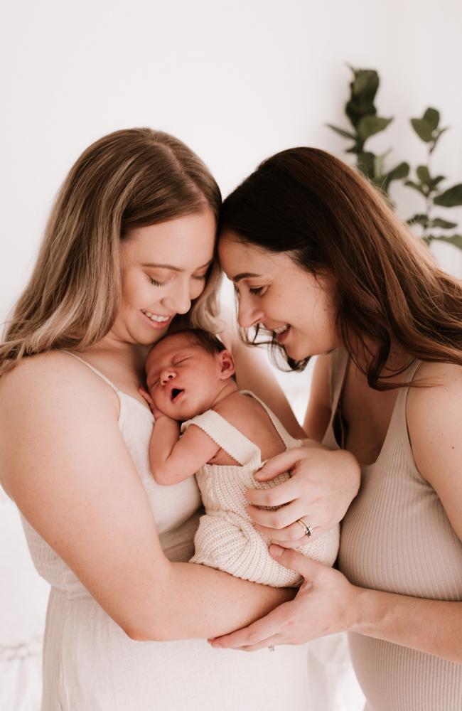 Nisa and Jess Tripodi had their baby Ellie through IVF.