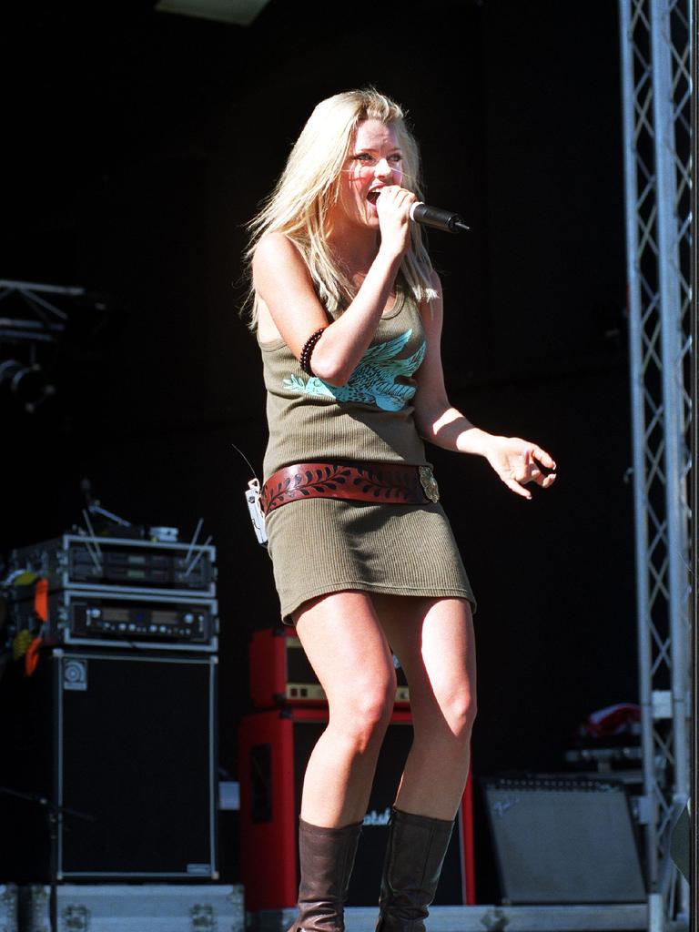 Sophie Monk @ bass in the grass. Picture: Susan Bown