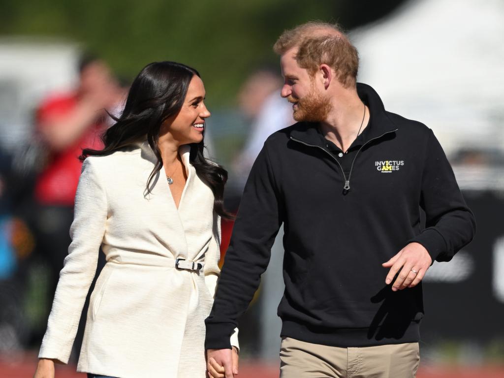 Prince Harry, Duke of Sussex and Meghan, Duchess of Sussex are reportedly “undecided” about attending the coronation. Picture: Karwai Tang/WireImage