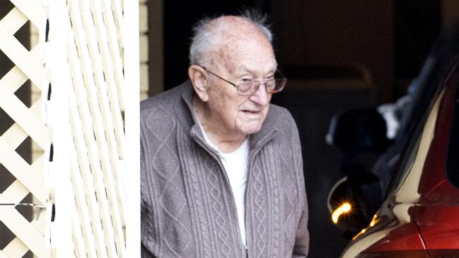 Ron Hodge, 92, who was allegedly assaulted by two police officers when they were called to a domestic violence incident at his Picton home in January. Jane Dempster/Daily Telegraph.