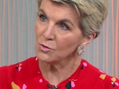 Julie Bishop on Today this morning. Picture: Nine