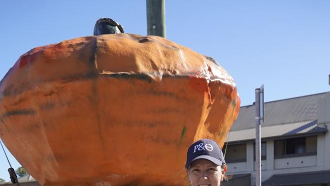 Mick, Neo and Lysa Erbacher at the Goomeri Pumpkin Festival 2024
