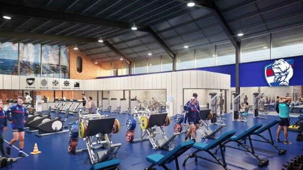 The club’s proposed new advanced performance centre. Picture: Maribyrnong Council