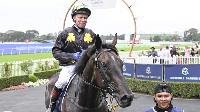 Kerrin McEvoy returns Casual Connection to winning form at Rosehill. Picture: Bradley Photos