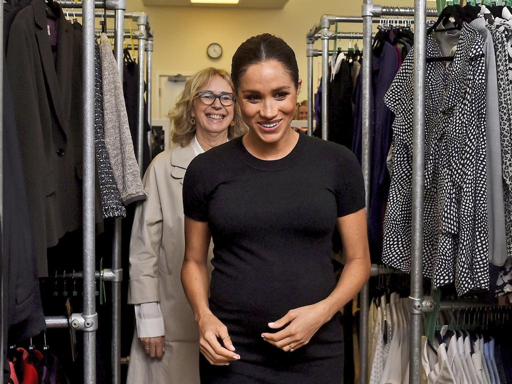 She has visited the organisation several times over the past year. Picture: Clodagh Kilcoyne/Pool via AP 