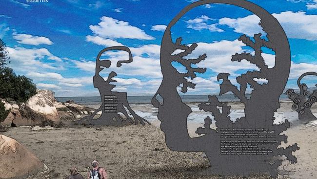 The concept design of the Magnetic Island Marine Walk. Picture: Contributed