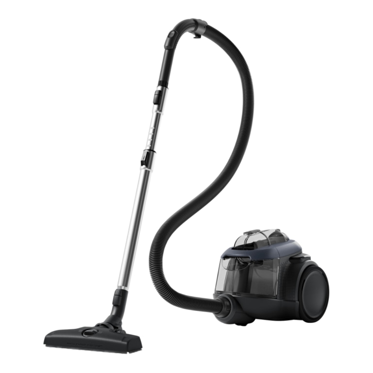 This traditional Electrolux canister vacuum cleaner is an easy and wallet friendly way to tackle any furry messes. Picture: The Good Guys