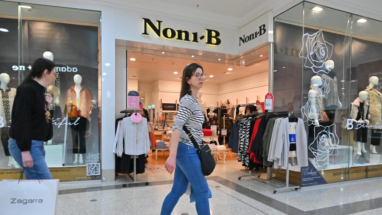 Noni-B’s parent company Mosaic Brands announced shock plans to shut down hundreds of stores. Picture: Steven Saphore/NCA NewsWire