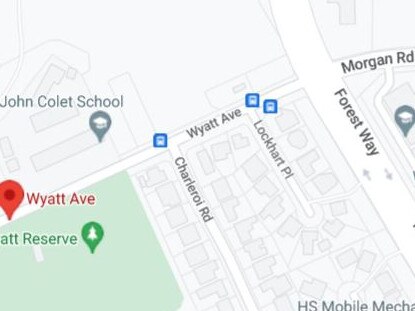 The intersection where the boy was injured is close to the John Colet Primary School at Belrose.. Picture: Google Maps