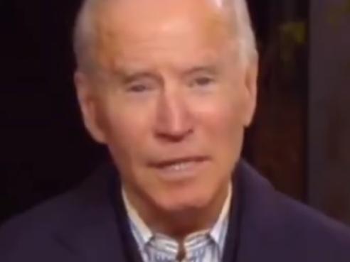 Joe Biden during the I Will Vote Concert livestream.