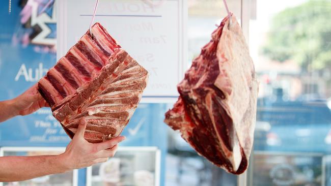 Despite tariffs, Australian beef is still getting sent to the United States. Picture: NewsWire / Nikki Short