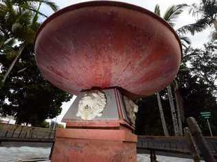 The Lions Fountain at the Lismore City Hall. Photo Cathy Adams / The Northern Star. Picture: Cathy Adams