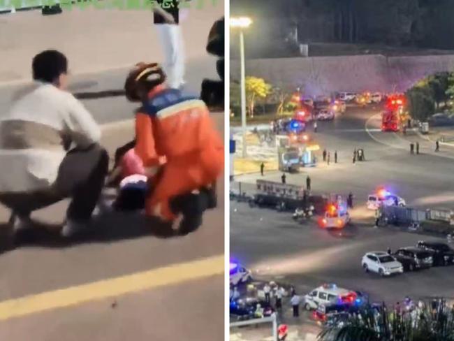 At least 35 dead in China hit and run. Picture: Twitter.