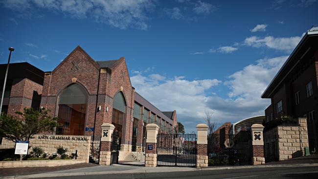 Knox Grammar School. Picture: NCA NewsWire / Adam Yip