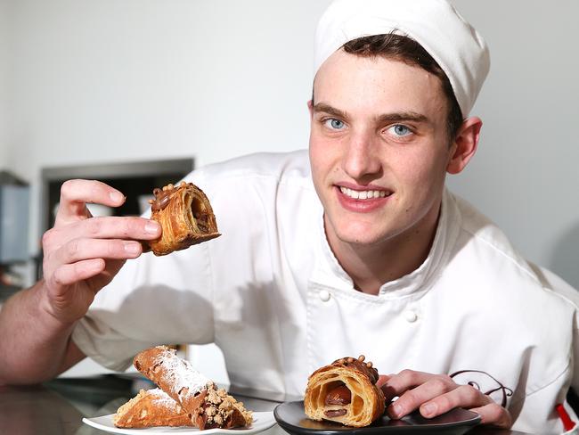 Apprentice pastry chef Jack Mylott at Dolcettini Patisserie in Dural. Pictures: Danny Aarons