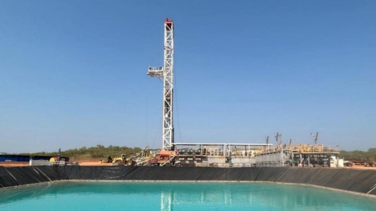 Ensign #965 on site Carpentaria-5H. Picture: Empire Energy